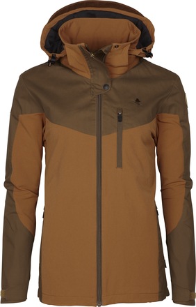 Pinewood Pinewood Women's Finnveden Hybrid Jacket Fudge/Nougat Ovadderade friluftsjackor XL