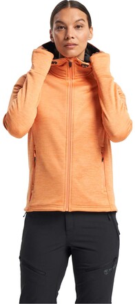 Tenson Tenson Women's TXlite Hoodie Zip Apricot Crush Mellomlag trøyer L