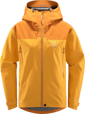 Haglöfs Haglöfs Women's ROC Flash GORE-TEX Jacket Sunny Yellow/Desert Yellow Skalljakker L