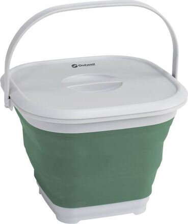 Outwell Outwell Collaps Bucket Square With Lid Shadow Green Köksutrustning OneSize