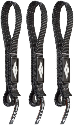 Black Diamond Black Diamond Diamond Dogbone 16cm 3-Pack Black klätterutrustning OneSize