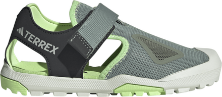 Adidas Adidas Kids' Terrex Captain Toey 2.0 Sandals Silver Green/Carbon/Green Spark Sandaler 34