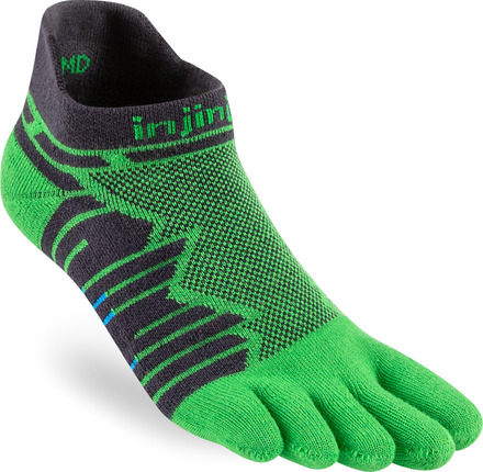 Injinji Injinji Men's Ultra Run No-Show Emerald Treningssokker S