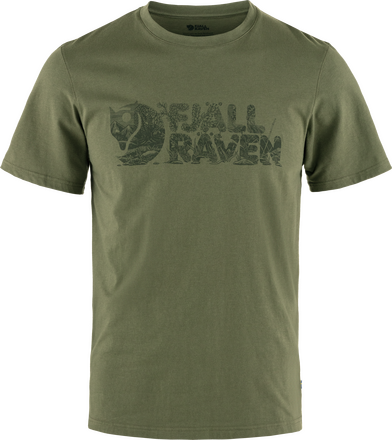 Fjällräven Fjällräven Men's Lush Logo T-Shirt Laurel Green Kortermede trøyer L