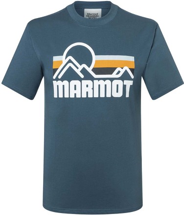 Marmot Marmot Men's Coastal Tee Short Sleeve Dusty Teal T-shirts M