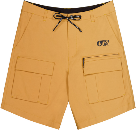 Picture Organic Clothing Picture Organic Clothing Men's Robust Shorts Spruce Yellow Friluftsshorts 32