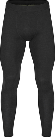 Urberg Urberg Men's Selje Merino-Bamboo Pants Black/Green Undertøy underdel L