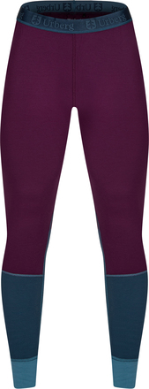 Urberg Urberg Women's Gjota Bamboo Pants Dark Purple Underställsbyxor XL