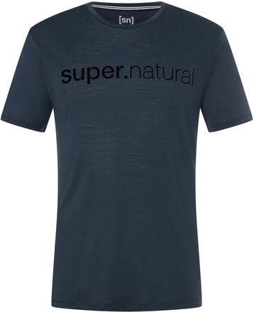 super.natural super.natural Men's 3d Signature Tee Blueberry/Jet Black T-shirts S