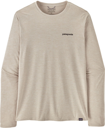 Patagonia Patagonia Men's Long Sleeve Cap Cool Daily Graphic Shirt Waters Fitz Roy Trout: Pumice X-Dye Langermede trøyer S