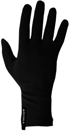 Aclima Aclima LightWool Liner Gloves Jet Black Friluftshandskar L/9