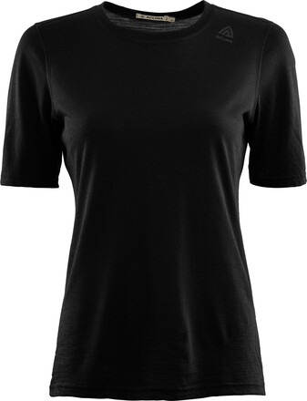 Aclima Aclima LightWool Undershirt T-shirt Woman Jet Black Kortermede trøyer XL