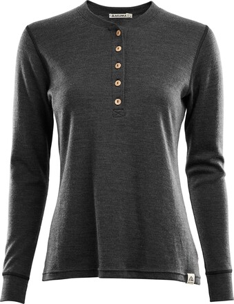 Aclima Aclima Women's WarmWool Granddad Shirt Marengo Undertøy overdel L