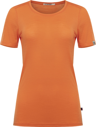 Aclima Aclima Women's LightWool 140 T-shirt Orange Tiger Kortermede trøyer L