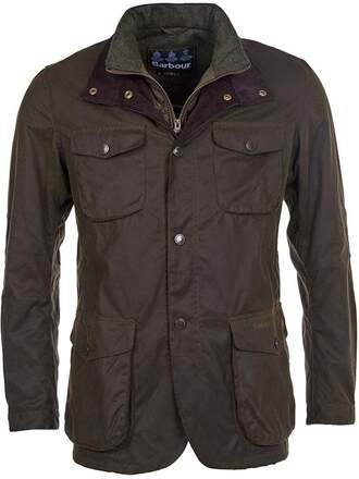 Barbour Barbour Men's Ogston Waxed Jacket Olive Lättvadderade vardagsjackor S