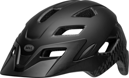 Bell Bell Sidetrack Mips Matte Black Wavy Checks Cykelhjälmar Youth