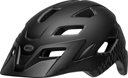 Bell Bell Sidetrack Mips Matte Black Wavy Checks Sykkelhjelmer Youth