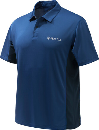 Beretta Beretta Unisex Flash Tech Polo Blue Beretta Kortermede trøyer M