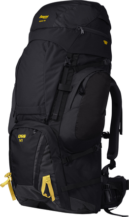 Bergans Bergans Alpinist Large 130L Black/Waxed Yellow Vandringsryggsäckar 130