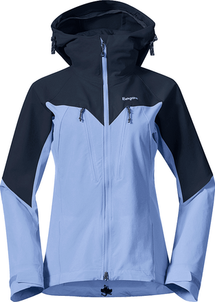 Bergans Bergans Women's Tind Softshell Jacket Blueberry Milk/Navy Blue Ovadderade vardagsjackor XL