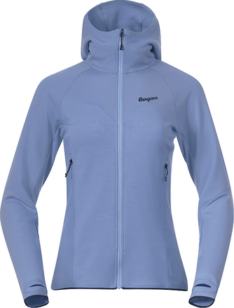 Bergans Bergans Women's Tind Merino Hood Jacket Blueberry Milk Ovadderade vardagsjackor M