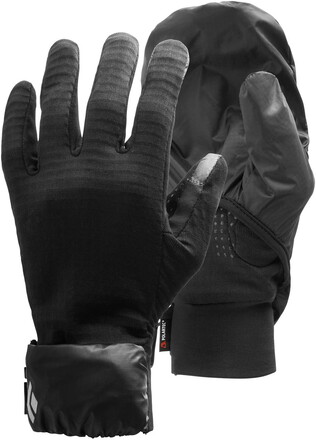 Black Diamond Black Diamond Wind Hood GridTech Gloves Black Skidhandskar XS