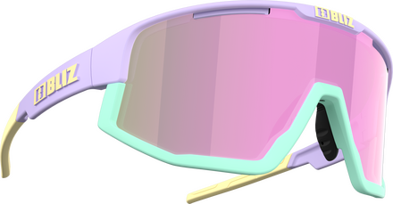 Bliz Bliz Fusion Matt Pastel Purple/Brown with Pink Multi Sportsbriller OneSize