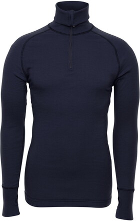 Brynje Brynje Unisex Arctic Zip Polo Shirt Navy Underställströjor XXL