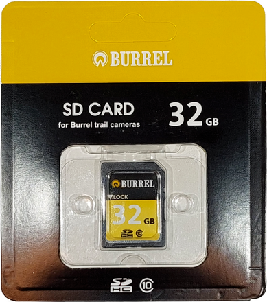 Burrel Burrel Memory Card 32GB SDHD Black Electronic accessories OneSize