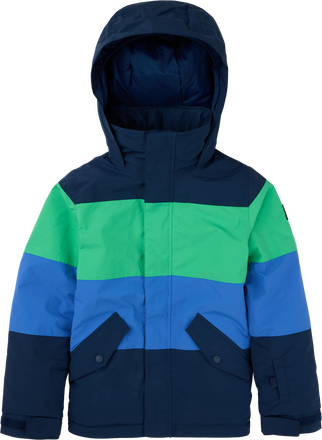 Burton Burton Kids' Symbol 2L Jacket Dress Blue / Galaxy Green / Amparo Blue Skijakker fôrede M