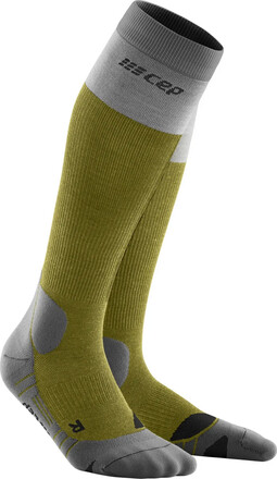 CEP CEP Men's Hiking Light Merino Socks Olive/Grey Friluftssokker 39-42