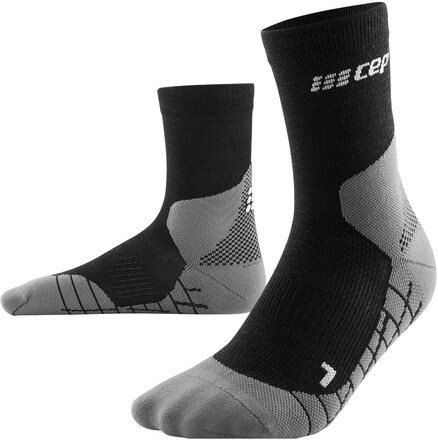 CEP CEP Women's Hiking Light Merino Mid Cut Compression Socks Black Vandringsstrumpor 37-40