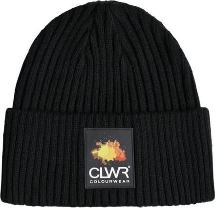 ColourWear ColourWear Badge Beanie Black Mössor One Size