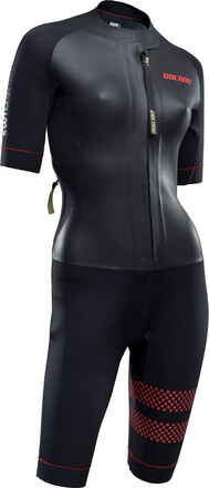 Colting Wetsuits Colting Wetsuits Women's Swimrun Go Black/Red Simdräkter XS
