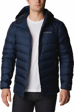 Columbia Montrail Columbia Men's Autumn Park Down Hooded Jacket Collegiate Navy Dunjakker varmefôrede XL