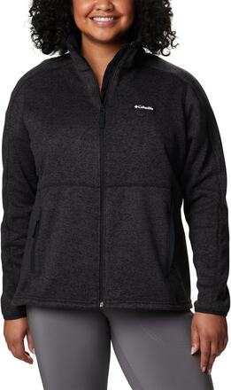 Columbia Montrail Columbia Women's Sweater Weather Full Zip Black Heather Långärmade vardagströjor XS