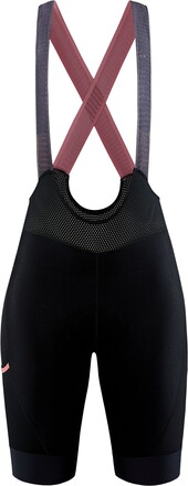 Craft Craft Women's Adv Offroad Bib Shorts Black/Coral Träningsshorts XS
