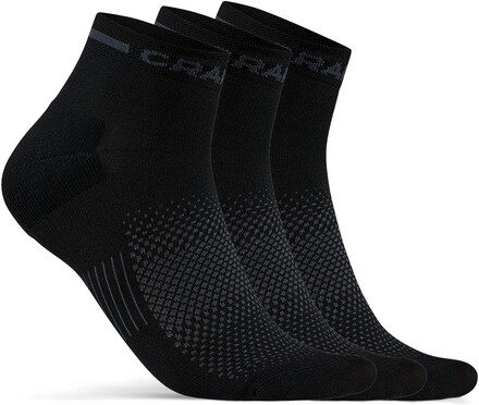 Craft Craft Core Dry Mid Sock 3-pack Black Treningssokker 37/39