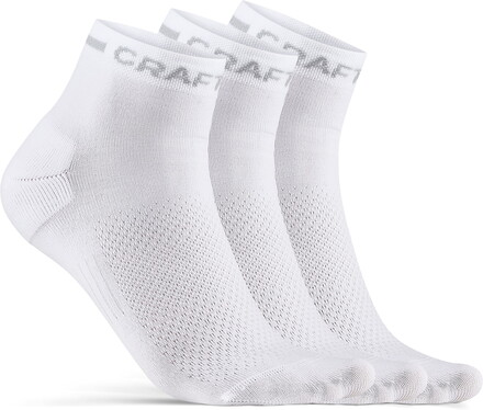 Craft Craft Core Dry Mid Sock 3-pack White Treningssokker 34/36