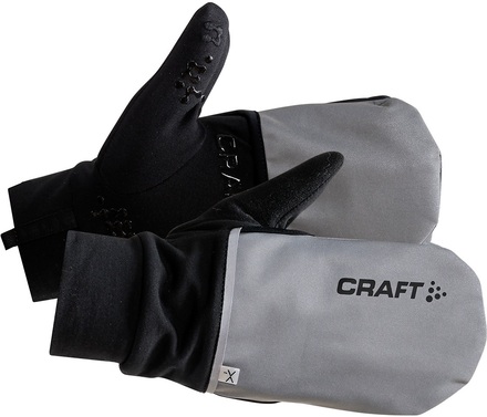 Craft Craft Hybrid Weather Glove Silver/Black Treningshansker 8/S