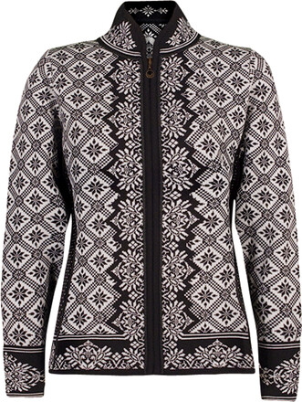 Dale of Norway Dale of Norway Christiania Women's Jacket Black/Off-white Langermede trøyer XS