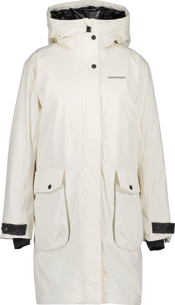 Didriksons Didriksons Women's Ilsa Parka White Foam Syntetfyllda parkas 42