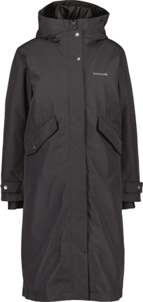 Didriksons Didriksons Women's Mia Parka Long Black Syntetfyllda parkas 44