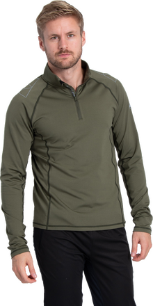 Fischer Fischer Men's Vemdalen Baselayer Long-Sleeve Olive Langermede treningstrøyer M