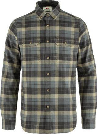 Fjällräven Fjällräven Men's Singi Heavy Flannel Shirt Super Grey/Stone Grey Långärmade skjortor XS
