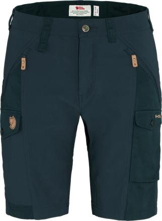 Fjällräven Fjällräven Women's Nikka Shorts Curved Dark Navy Friluftsshorts 44 Regular