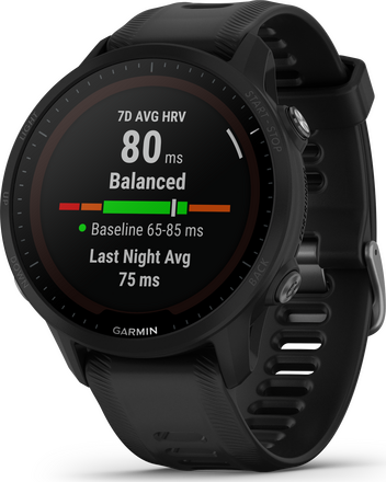 Garmin Garmin Forerunner 955 Solar Black Treningsklokker OneSize