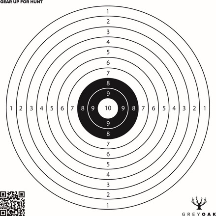 Grey Oak Grey Oak Target 50 pieces 14x14cm NoColor Skytetrening OneSize