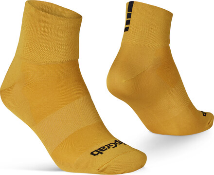 Gripgrab Gripgrab Lightweight SL Short Summer Socks Mustard Yellow Treningssokker L (44-47)