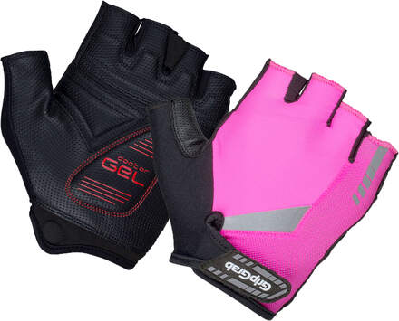 Gripgrab Gripgrab ProGel Hi-Vis Padded Gloves Pink Hi-Vis Träningshandskar XXL